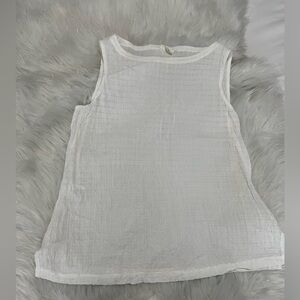 Eileen Fisher Textured White Top